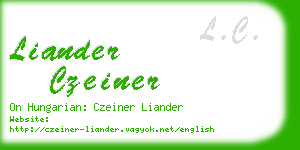 liander czeiner business card
